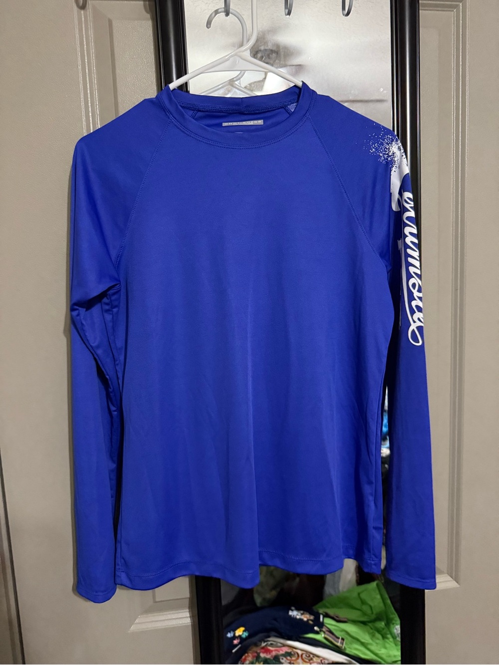 Columbia Royal Blue Omni-Shade Long Sleeve Performance Tee
